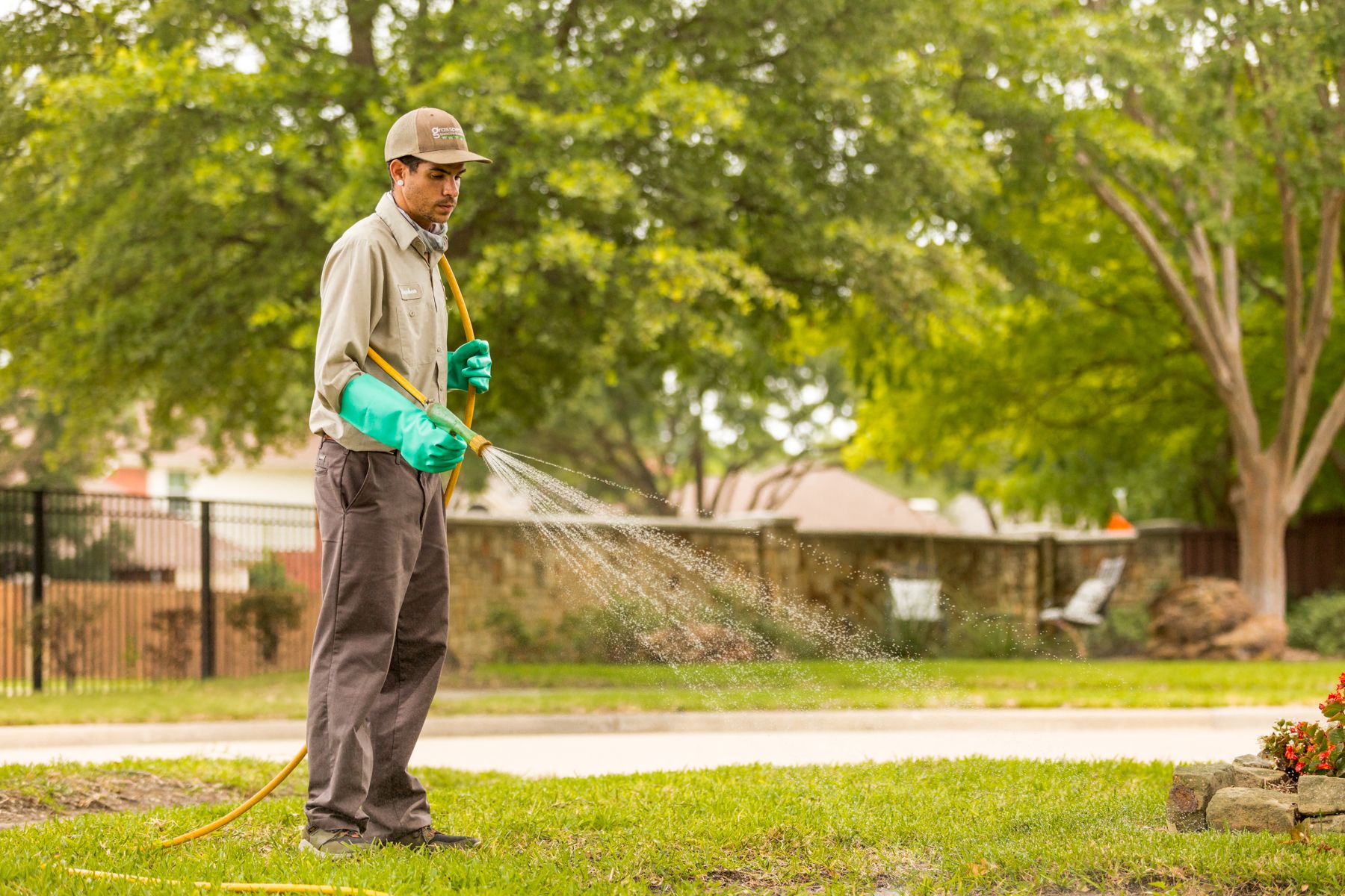 lawn care person